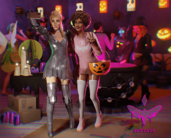 The Sims 4 sentates upcoming halloween cc