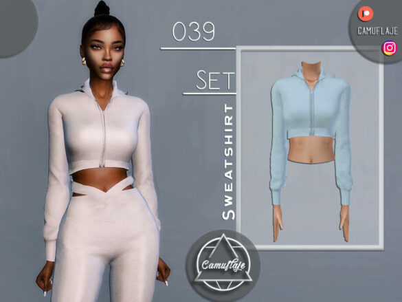 The Sims 4 SET 039 – Sweatshirt by Camuflaje