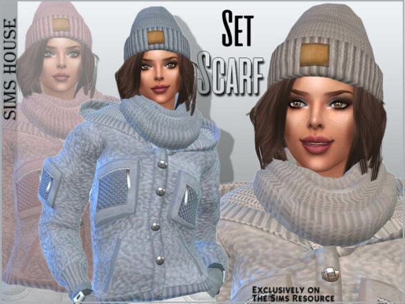 The Sims 4 Set Scarf by Sims House