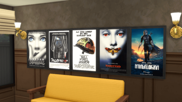 Simified TV and Film Posters Movie Hangout Stuff