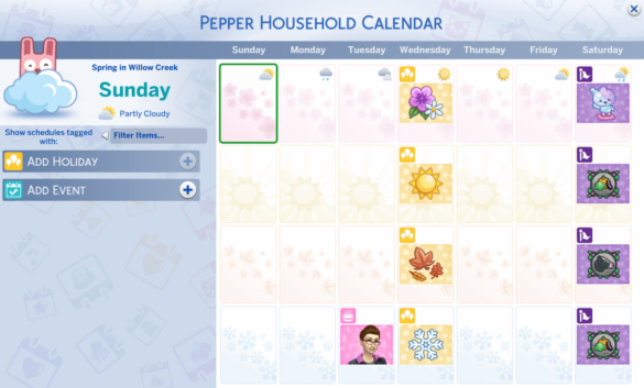 Seasonal Holidays Default Holiday Replacement