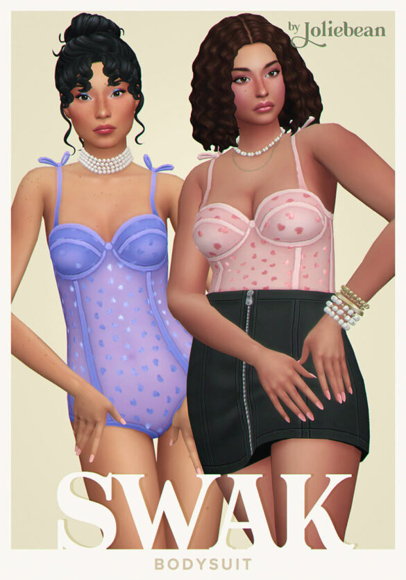 The Sims 4 swak bodysuit by joliebean