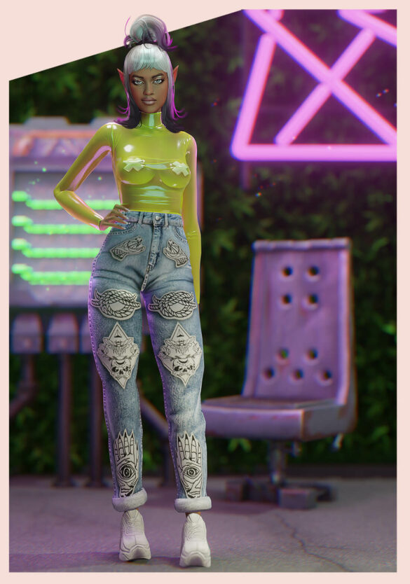 The Sims 4 terra lookbook by emmibouquet