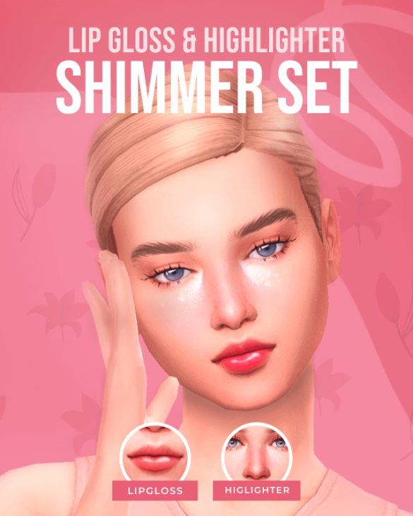 The Sims 4 the shimmer set