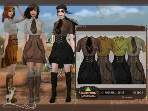 The Sims 4 the sims 4 steampunk available rimor female