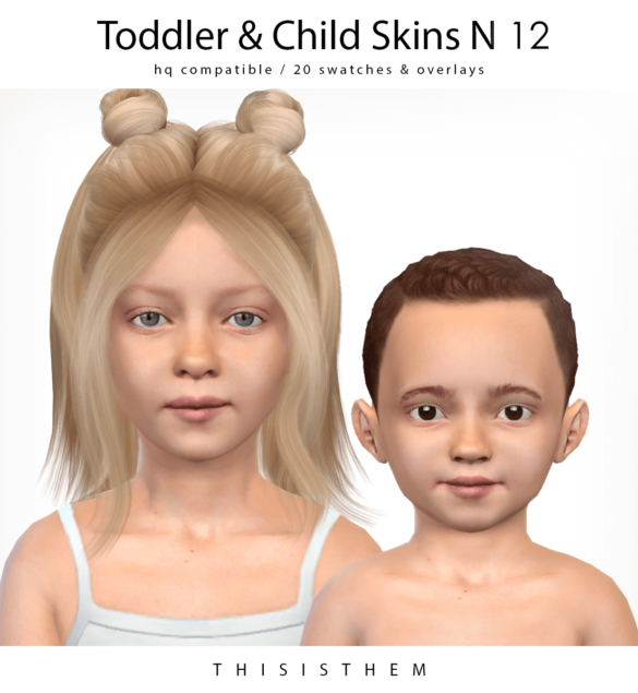 The Sims 4 toddler child skins n 12
