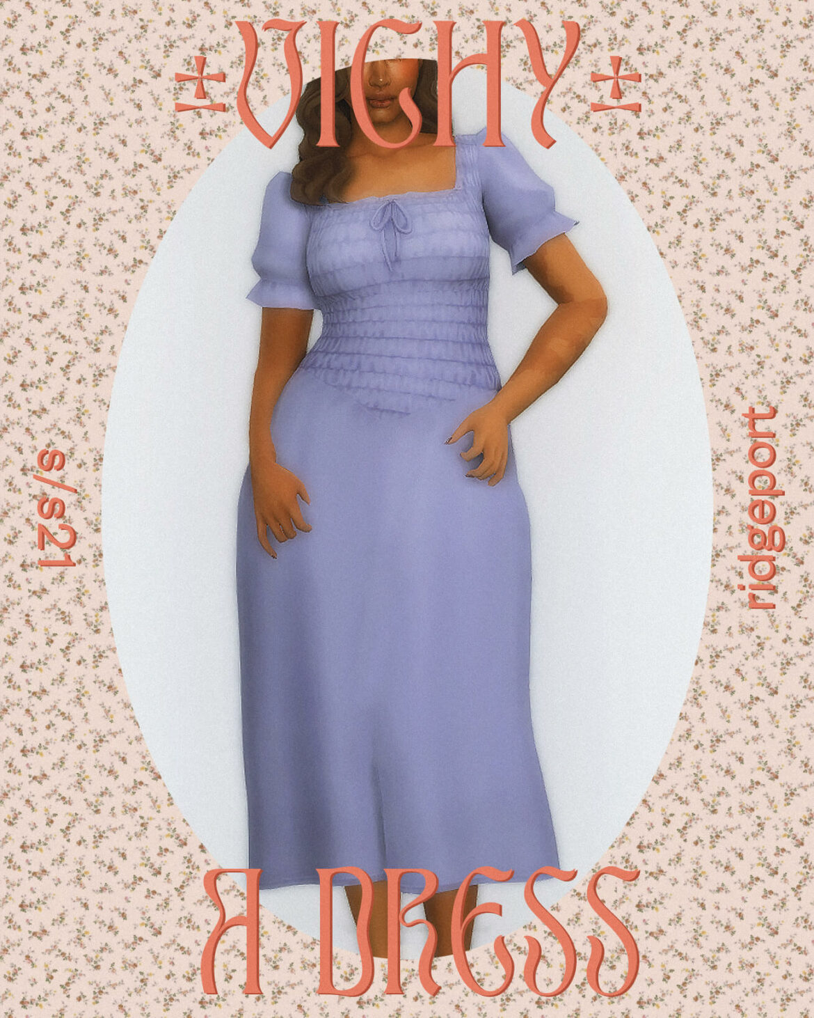 The Sims 4 vichy dress