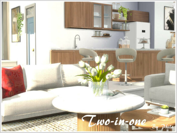 The Sims 4 Villa d’Alt Two-in-one by philo