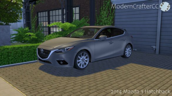 The Sims 4 2014 Mazda 3 Hatchback at Modern Crafter CC