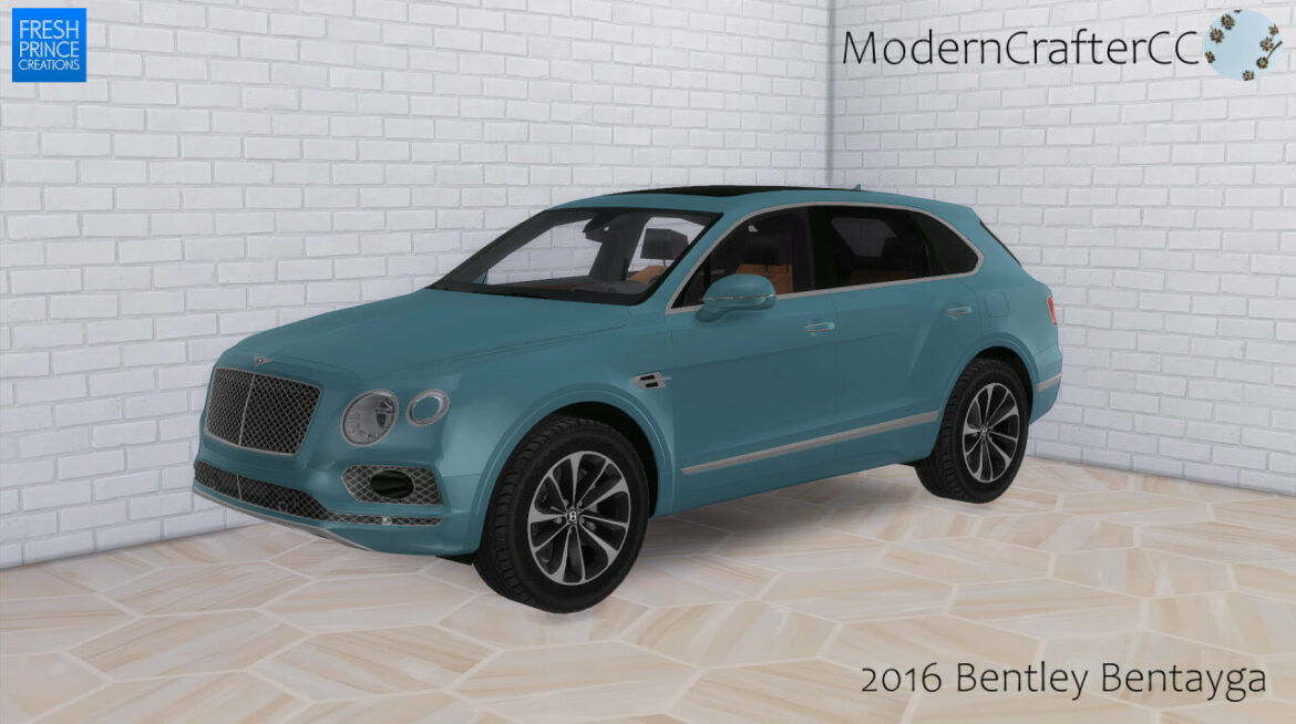The Sims 4 2016 Bentley Bentayga at Modern Crafter CC