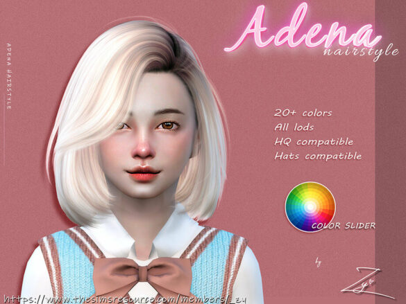 Adena Hairstyle for kids medium bob hairstyle by _zy