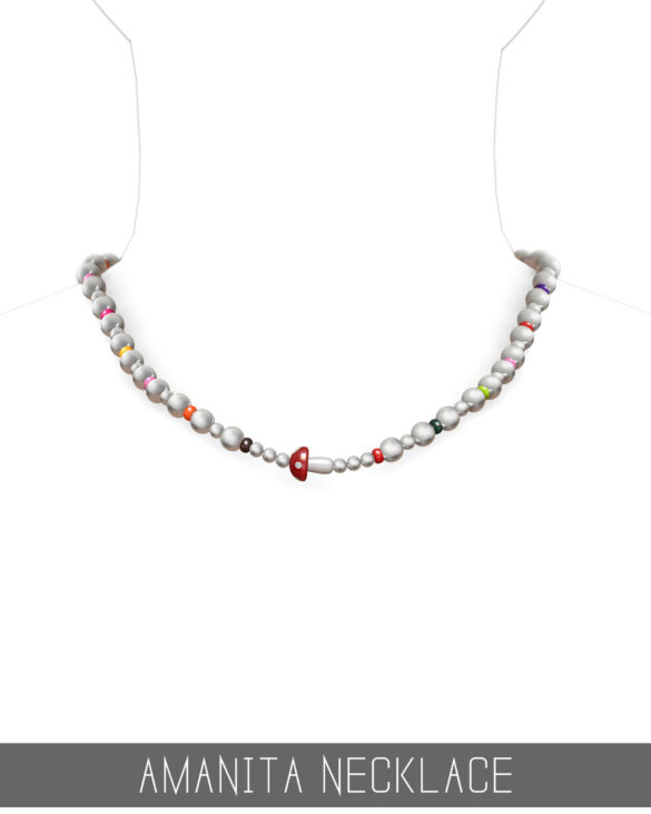 The Sims 4 AMANITA NECKLACE at Simpliciaty