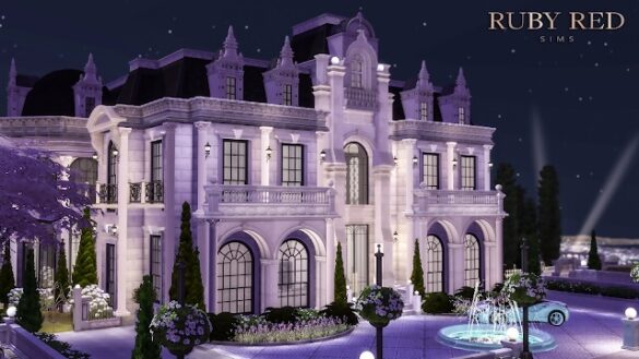 The Sims 4 Beverly Hills Mansion at Ruby Red