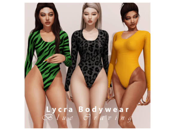 The Sims 4 Blue Craving – Lycra Bodywear