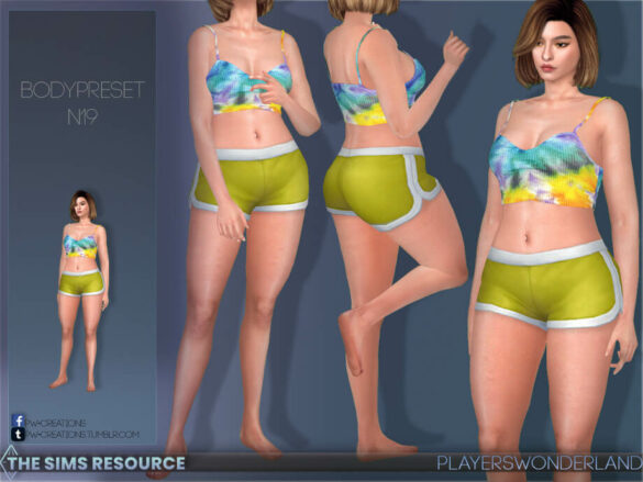 The Sims 4 BodyPreset N13 by PlayersWonderland
