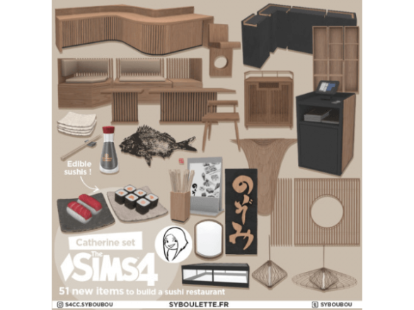 The Sims 4 Catherine set – The Sims 4