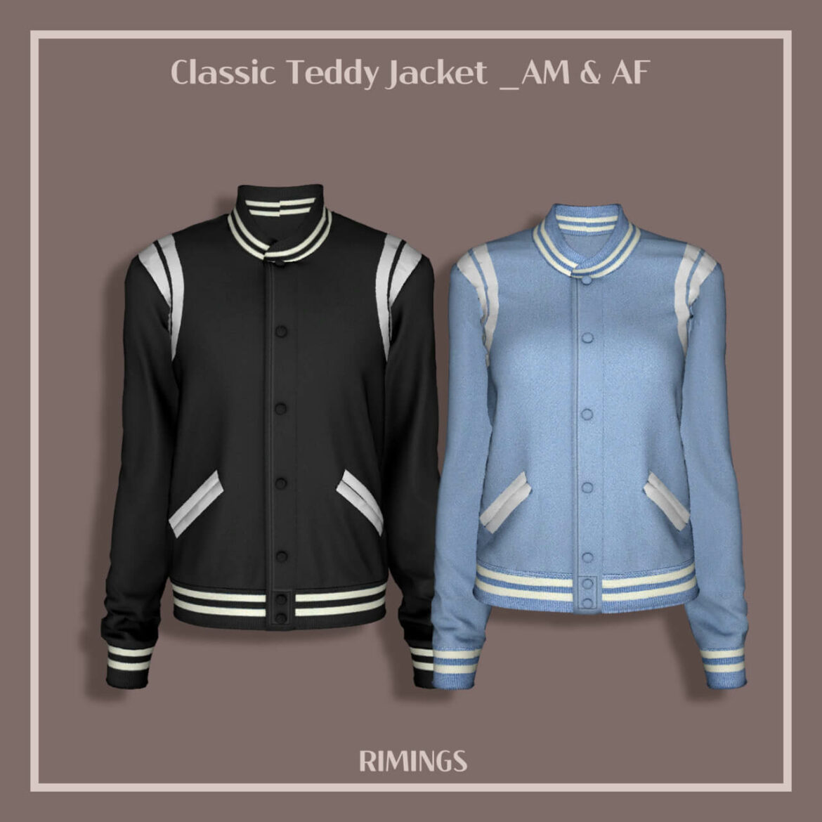 The Sims 4 Classic Teddy Jacket at RIMINGs