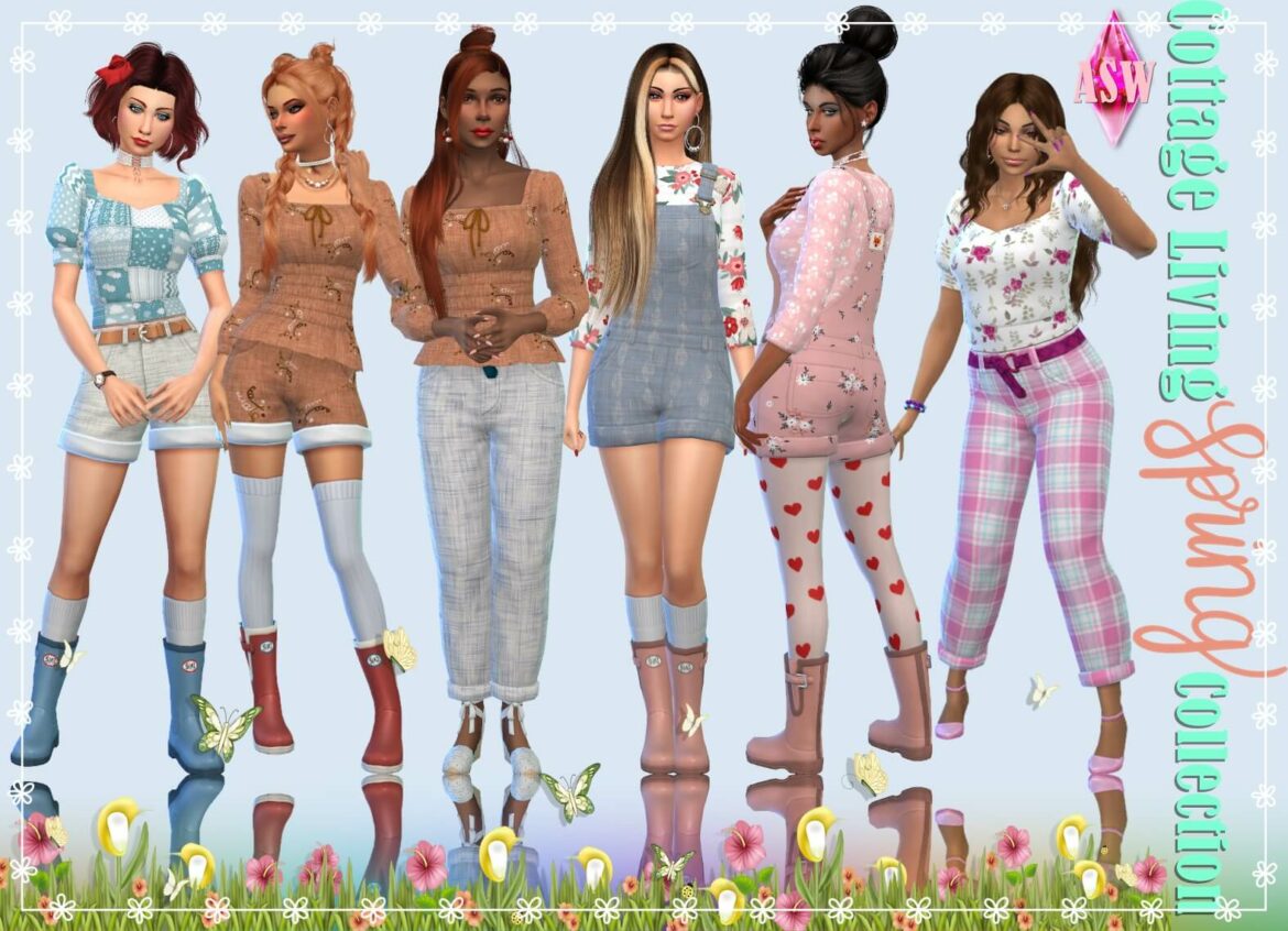 Cottage Living Spring Collection at Annett’s Sims