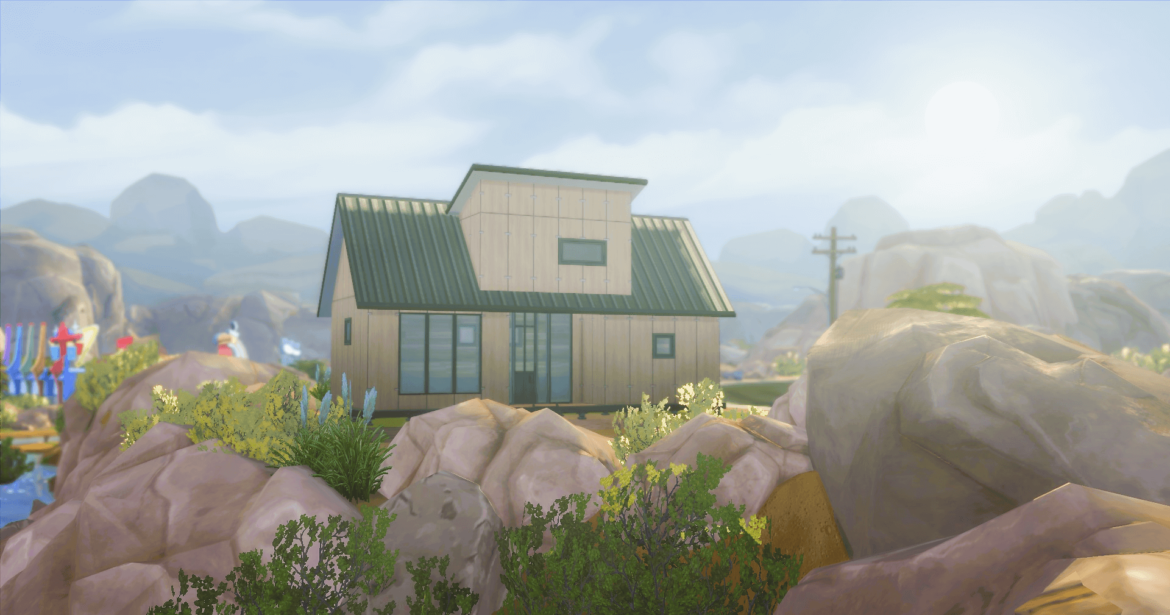 The Sims 4 Desertside Studio Shell – No CC