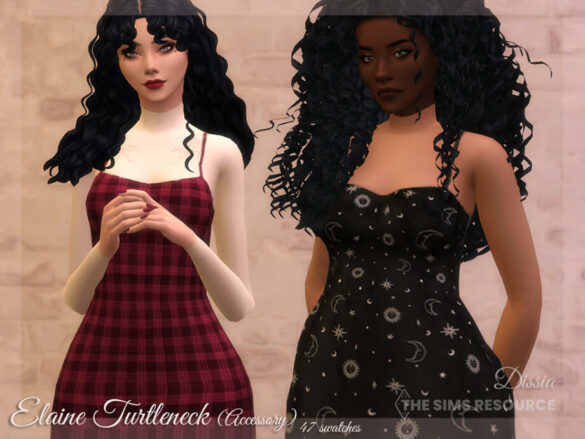 Elaine Turtleneck Accessory by Dissia