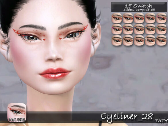 The Sims 4 Eyeliner 28 by tatygagg