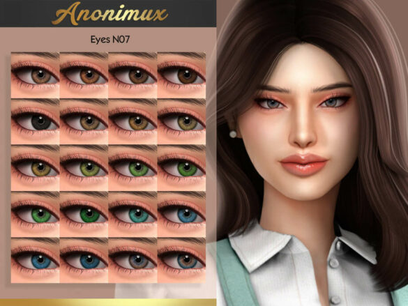 The Sims 4 Eyes N07 by Anonimux Simmer at TSR
