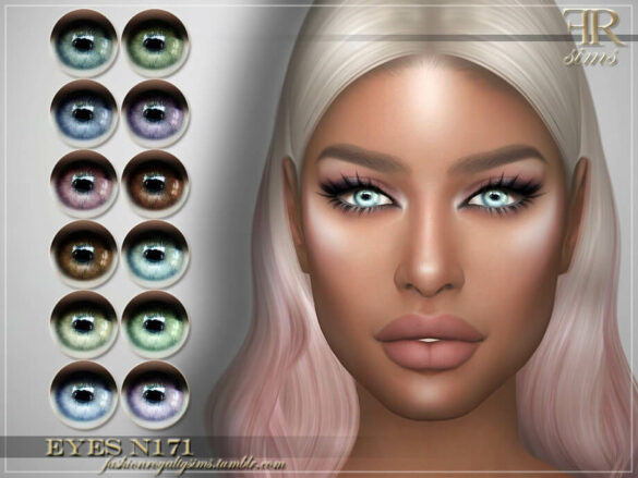 The Sims 4 Eyes N171 by FashionRoyaltySims at TSR