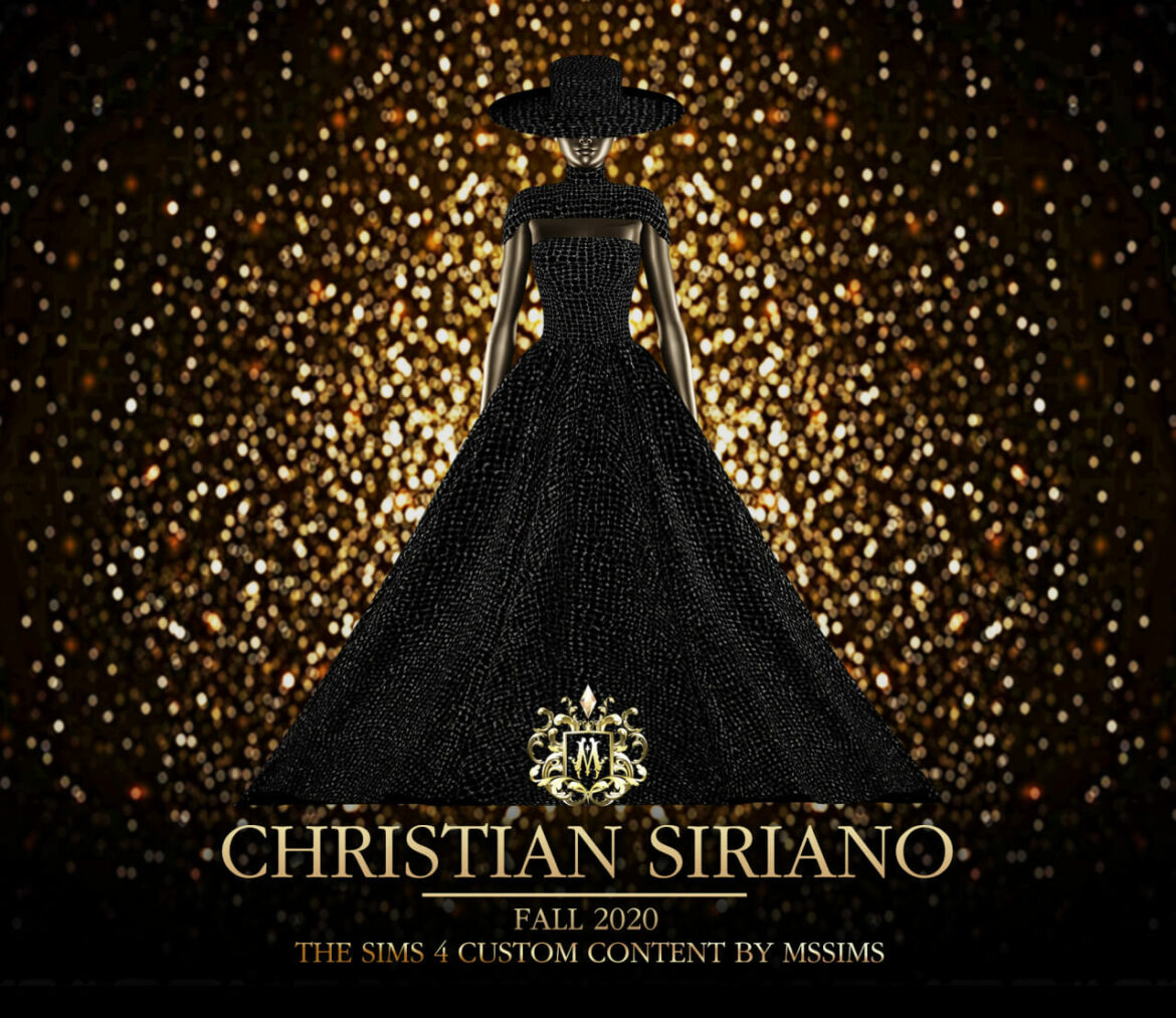The Sims 4 FALL 2020 GOWN at MSSIMS