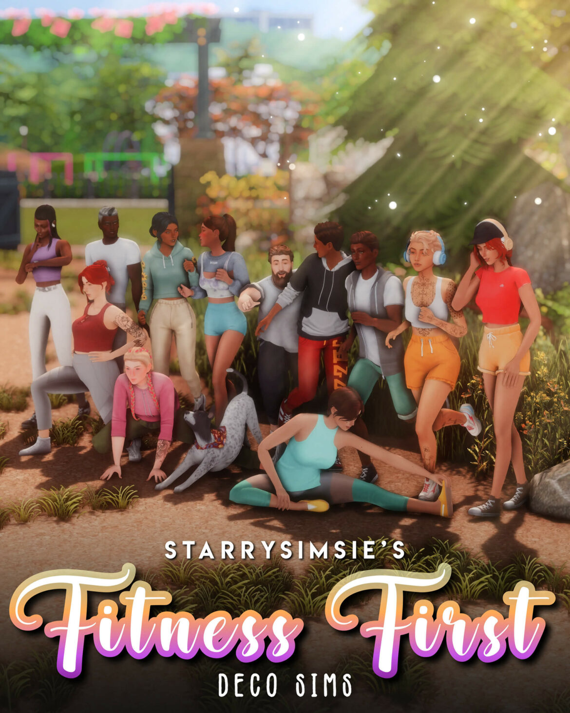 The Sims 4 Fitness deco sims