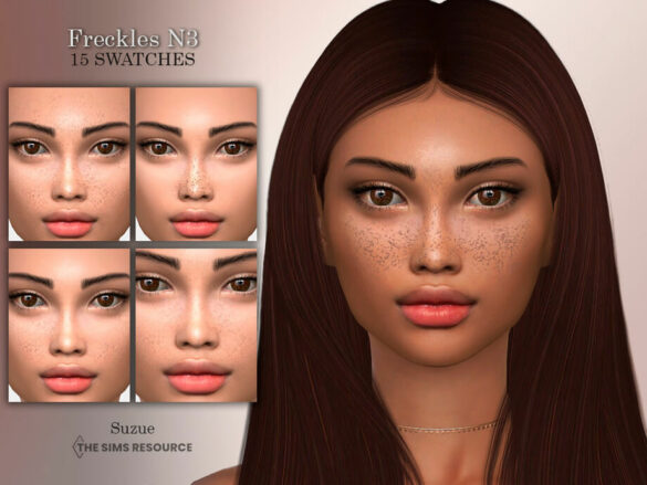The Sims 4 Freckles N3 by Suzue at TSR
