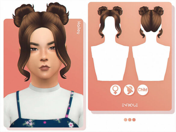 Hailey Hairstyle Child Version by Enriques4