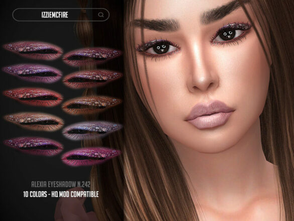 The Sims 4 IMF Alexia Eyeshadow N.242 by IzzieMcFire