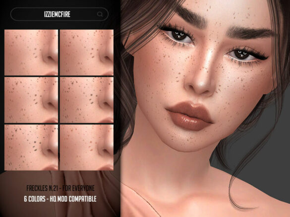 The Sims 4 IMF Freckles N.21 by IzzieMcFire