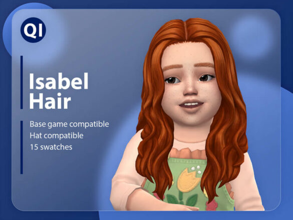 The Sims 4 Isabel Hair by qicc