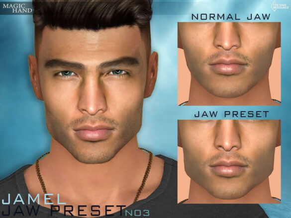 The Sims 4 Jamel Jaw Preset N03 by MagicHand at TSR
