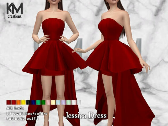 The Sims 4 Jessica Dress at KM