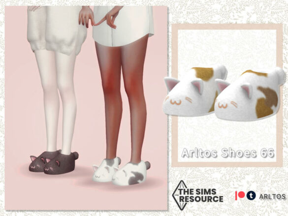 The Sims 4 Kitty shoes 66 by Arltos