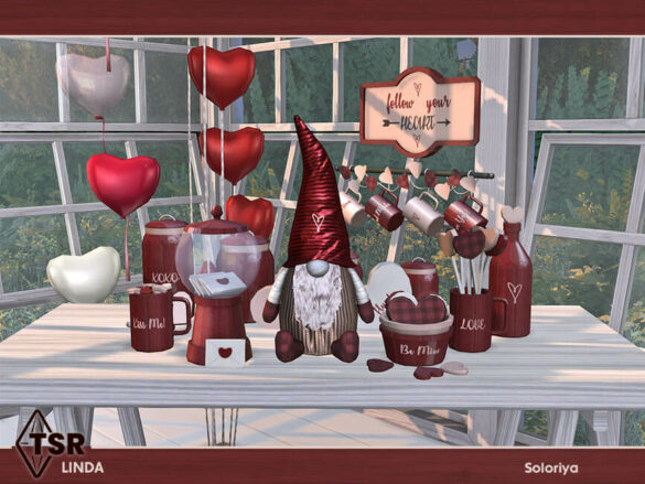 The Sims 4 Linda Decor by soloriya at TSR