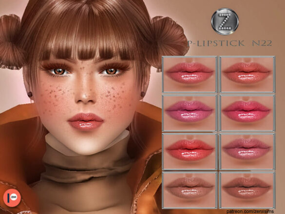 The Sims 4 LIPSTICK N22 by ZENX