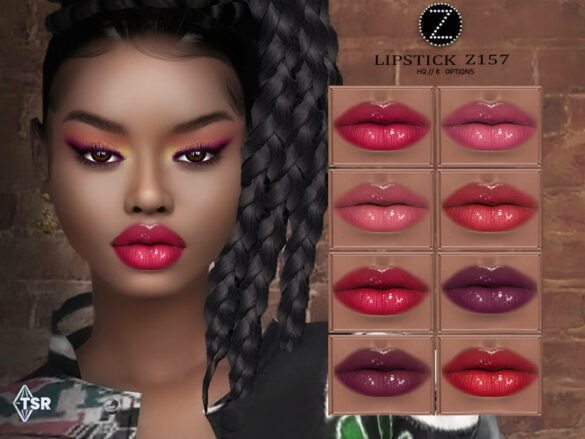The Sims 4 LIPSTICK Z157 by ZENX at TSR