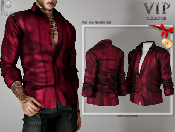 The Sims 4 MAN PREMIUM SHIRT P101 by busra-tr