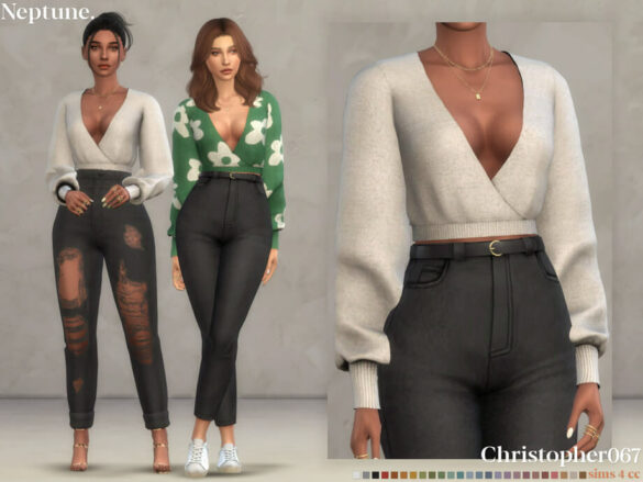 The Sims 4 Neptune Top by christopher067