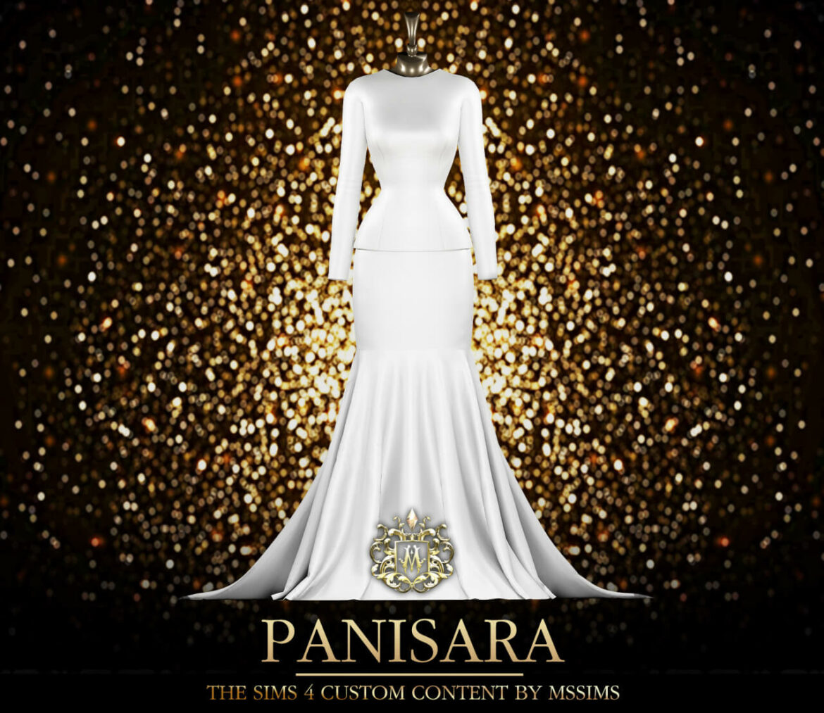 The Sims 4 PANISARA GOWN at MSSIMS