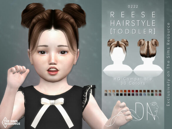 Reese Hairstyle [Toddler] by DarkNighTt