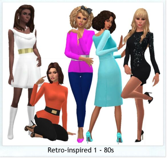 The Sims 4 RETRO-INSPIRED 1 at Sims4Sue
