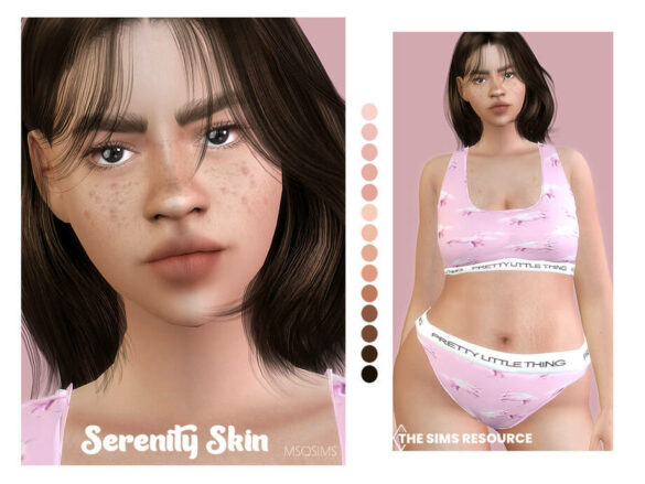 The Sims 4 Serenity Skin by MSQSIMS