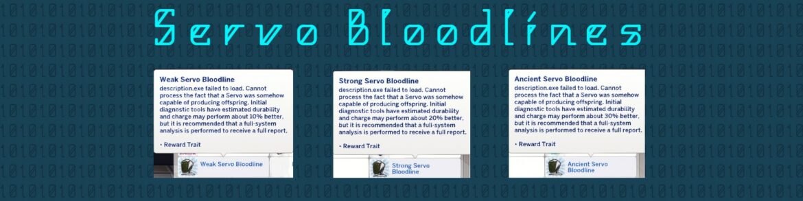 The Sims 4 Servo Bloodlines