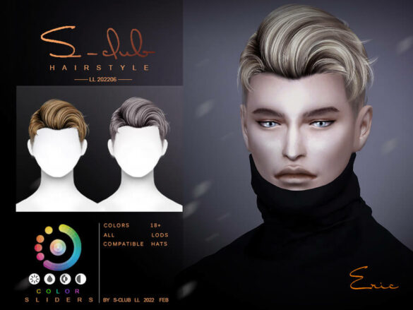 The Sims 4 Short man hair by s-club from TSR