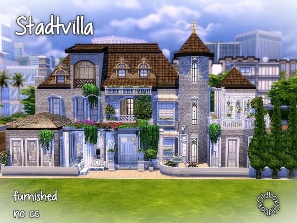 The Sims 4 Stadtvilla Furnished at All 4 Sims