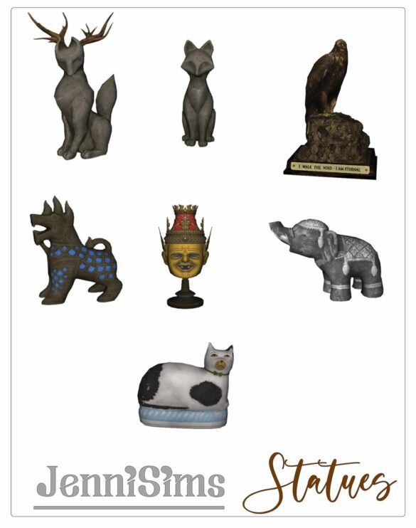 The Sims 4 STATUES DECORATIVE at Jenni Sims